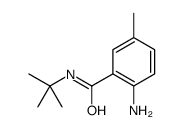 2-amino-N-tert-butyl-5-methylbenzamide结构式