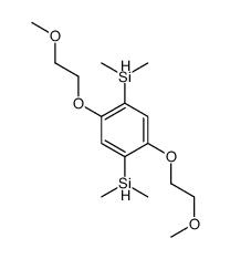 [4-dimethylsilyl-2,5-bis(2-methoxyethoxy)phenyl]-dimethylsilane Structure