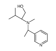 (2S)-3-methyl-2-[methyl-[(1S)-1-pyridin-3-ylethyl]amino]butan-1-ol Structure