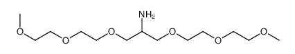 1,3-bis[2-(2-methoxyethoxy)ethoxy]propan-2-amine结构式