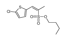 butyl 1-(5-chlorothiophen-2-yl)prop-1-ene-2-sulfonate结构式