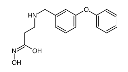 N-hydroxy-3-[(3-phenoxyphenyl)methylamino]propanamide结构式