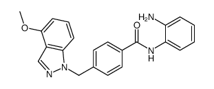 N-(2-aminophenyl)-4-[(4-methoxyindazol-1-yl)methyl]benzamide结构式
