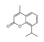 4-methyl-8-propan-2-ylchromen-2-one结构式