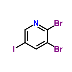2,3-Dibromo-5-iodopyridine结构式