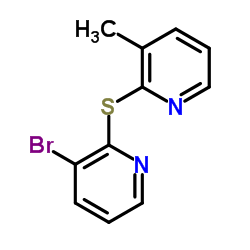3-Bromo-2-[(3-methyl-2-pyridinyl)sulfanyl]pyridine Structure