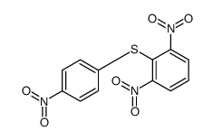 1,3-dinitro-2-(4-nitrophenyl)sulfanylbenzene结构式
