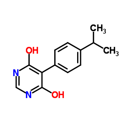 5-(4-Isopropylphenyl)-4,6-pyrimidinediol结构式