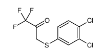3-(3,4-dichlorophenyl)sulfanyl-1,1,1-trifluoropropan-2-one结构式