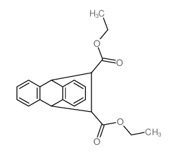 9,10-Ethanoanthracene-11,12-dicarboxylicacid, 9,10-dihydro-, diethyl ester, (11R,12R)-rel- (9CI)结构式