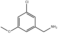 1-(3-Chloro-5-methoxyphenyl)methanamine Structure