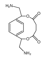 2,9-bis(aminomethyl)-3,8-dioxabicyclo[8.2.2]tetradeca-10,12,13-triene-4,7-dione Structure
