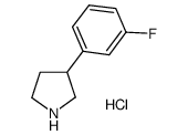 3-(3-氟苯基)吡咯烷盐酸盐图片