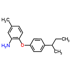 2-(4-sec-Butylphenoxy)-5-methylaniline结构式