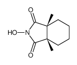(3aS,7aR)-2-hydroxy-3a,7a-dimethyl-4,5,6,7-tetrahydroisoindole-1,3-dione结构式