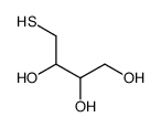 4-sulfanylbutane-1,2,3-triol结构式