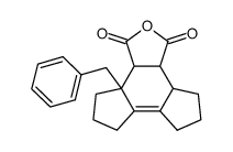 3a-benzyl-1,2,3,3a,4,5,5a,6,7,8-decahydro-as-indacene-4,5-dicarboxylic acid anhydride Structure