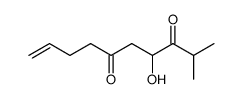 4-hydroxy-2-methyl-dec-9-ene-3,6-dione结构式