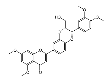 rac-Hydnocarpin-5',7',4''-trimethylether Structure