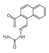 2-nitro-[1]naphthaldehyde-semicarbazone Structure