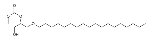 (S)-2-O-(methoxy-carbonyl)-1-O-octadecylglycerine Structure