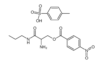 O-<4-Nitro-benzoyl>-serinpropylamid p-toluolsulfonsaeure-salz结构式