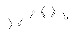 1-chloromethyl-4-(2-isopropoxy-ethoxy)-benzene结构式
