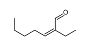 2-Ethyl-2-heptenal Structure