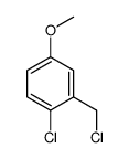 2-chloro-5-methoxybenzyl chloride Structure