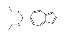 6-Azulencarbaldehyd-diethyldithioacetal结构式