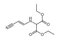 2-(2-CYANO-VINYLAMINO)-MALONIC ACID DIETHYL ESTER structure