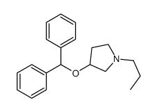 3-benzhydryloxy-1-propyl-pyrrolidine Structure