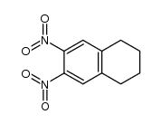 6,7-dinitro-1,2,3,4-tetrahydro-naphthalene结构式