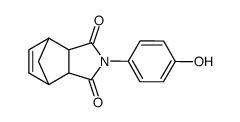2-(4-hydroxy-phenyl)-3a,4,7,7a-tetrahydro-4,7-methano-isoindole-1,3-dione Structure