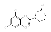 Carbamic acid,bis(2-chloroethyl)-, 2,4,6-trichlorophenyl ester (7CI,8CI,9CI) picture