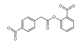2-nitrophenyl 4-nitrophenylacetate Structure
