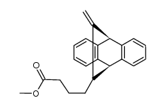 (methylene-12 ethano-9,10 dihydro-9,10 anthracenyl-11)-4 butyrate de methyle Structure