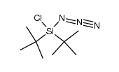 Azido-di-t-butyl-chlorsilane Structure