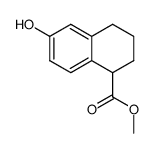 6-hydroxy-1,2,3,4-tetrahydro-[1]naphthoic acid methyl ester结构式