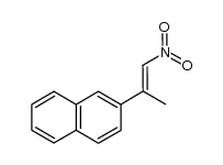 2-(1-nitroprop-1-en-2-yl)naphthalene Structure