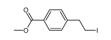 methyl 4-(2-iodoethyl)benzoate结构式