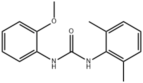 1-(2-methoxyphenyl)-3-(2,6-xylyl)urea结构式