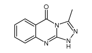 3-methyl<1,2,4>triazolo<3,4-b>quinazolin-5-one结构式