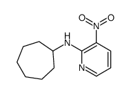 N-cycloheptyl-3-nitropyridin-2-amine结构式