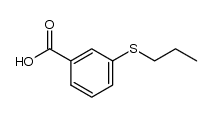 3-n.propylthio-benzoic acid Structure
