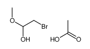 acetic acid,2-bromo-1-methoxyethanol结构式