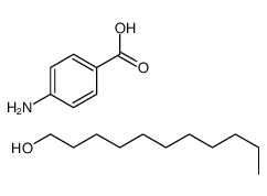 4-aminobenzoic acid,undecan-1-ol Structure