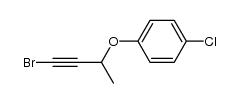 1-((4-bromobut-3-yn-2-yl)oxy)-4-chlorobenzene结构式