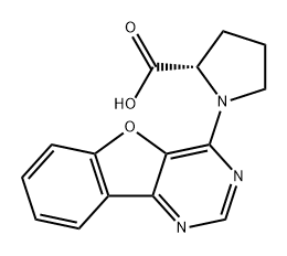 L-Proline, 1-benzofuro[3,2-d]pyrimidin-4-yl-结构式