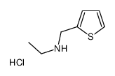 N-(2-Thienylmethyl)ethanamine hydrochloride (1:1) Structure